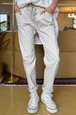 Made in Italy Luxury Smooth Magic Trouser Stone 
